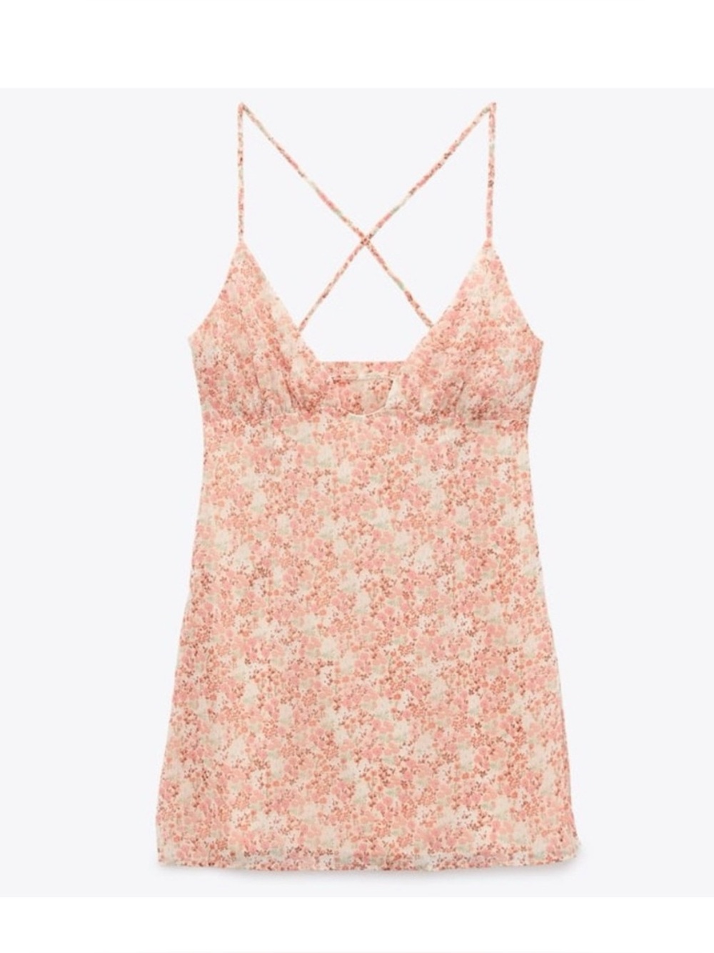 NWT! Zara Floral Mini Dress